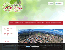 Tablet Screenshot of casasruralesluis.com